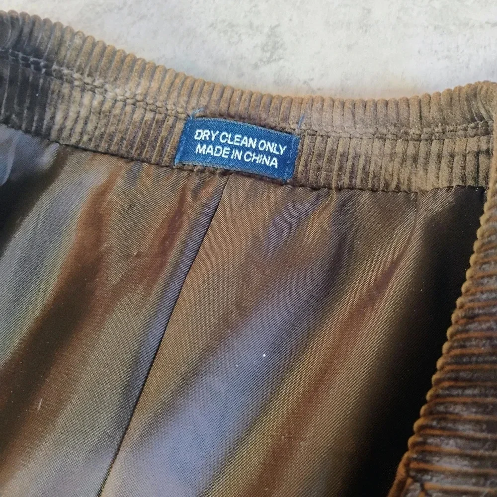 Meeting Street Chocolate Brown Corduroy Blazer Jacket‎ Academia Size 46 Long